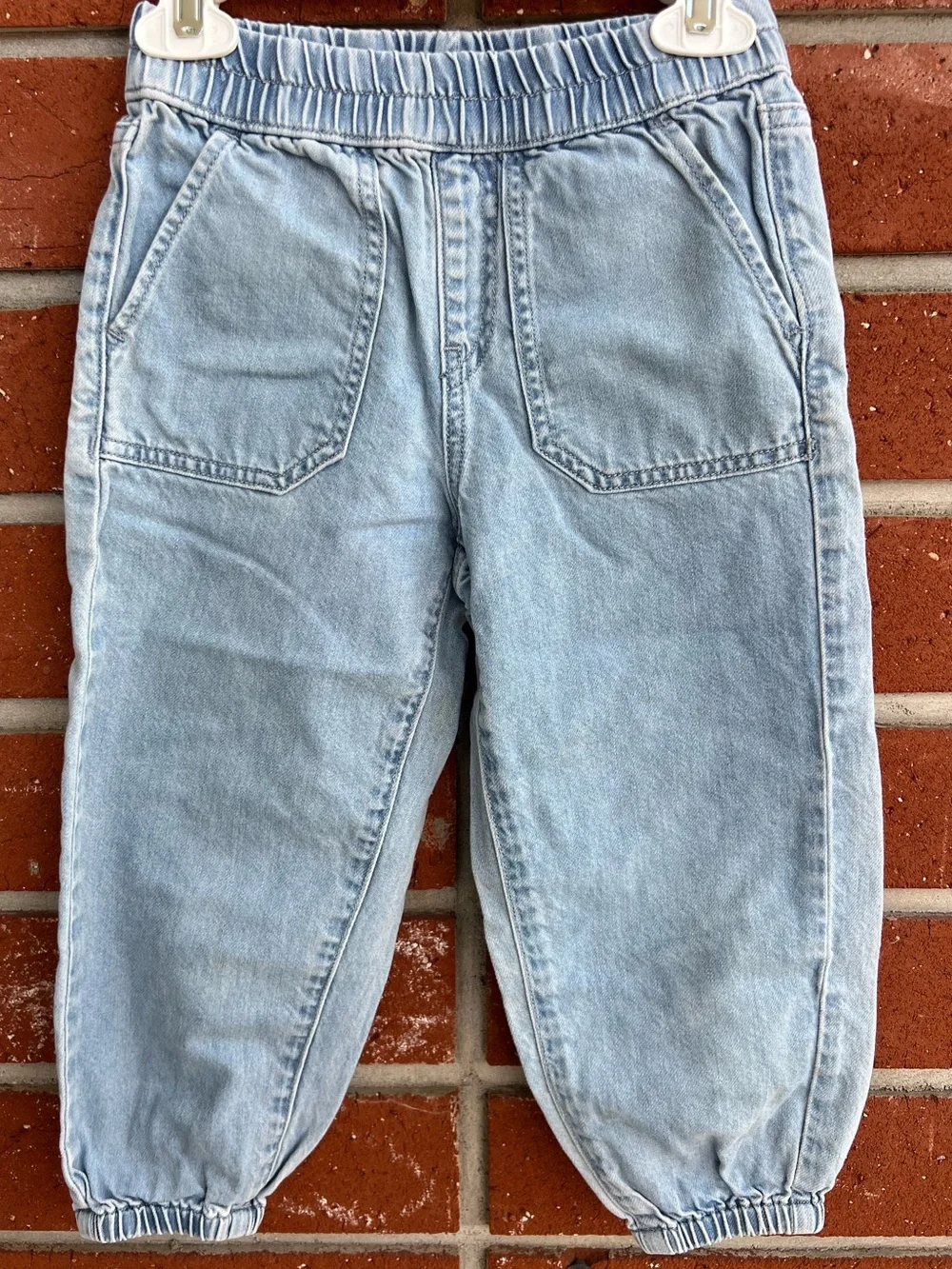 Volcom Girls Sunday Strut Denim Jogger Pants Size 4 XXS